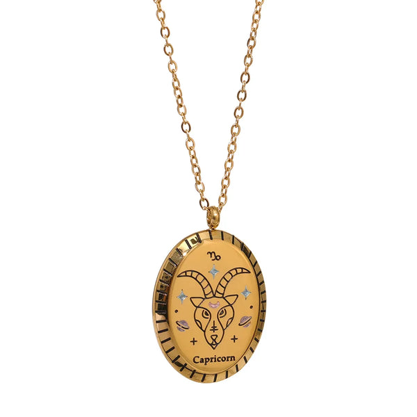 Gold Zodiac Pendant